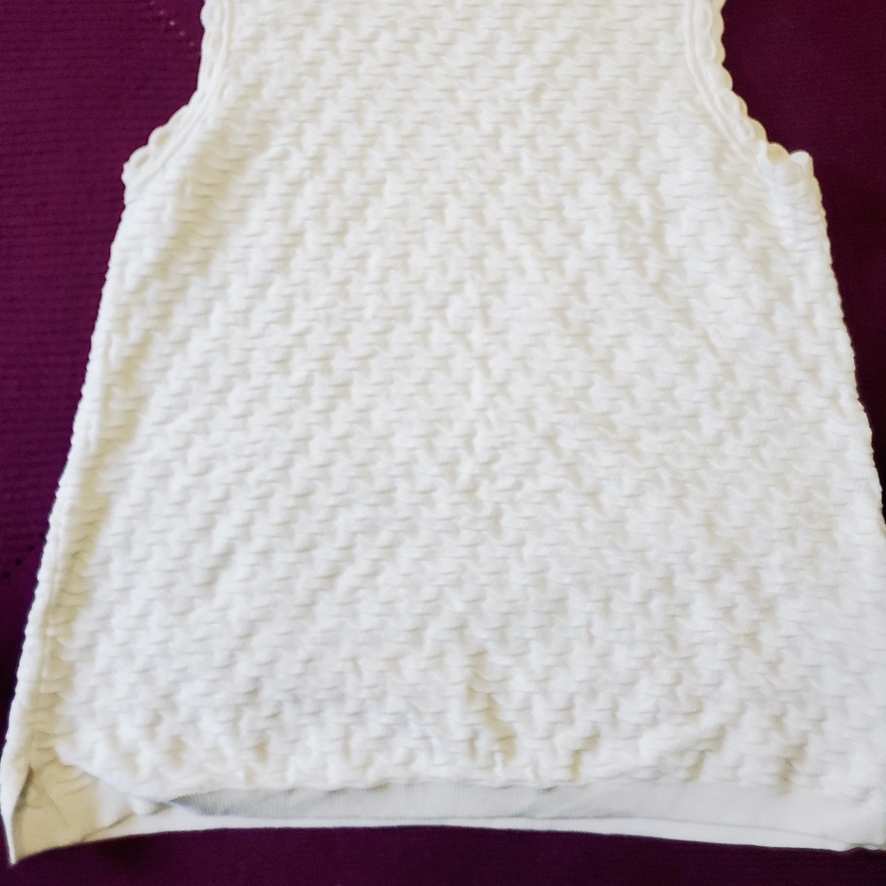 Ann Taylor White Fitted Shirt - Picture 3 of 8